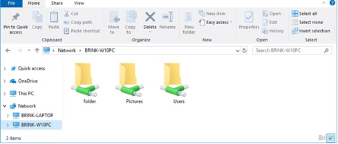 Computer Networks 20 How folders display on shared location - File explorer