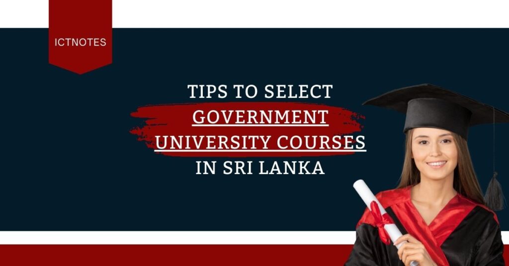 Government university courses in Sri Lanka for Al students 1
